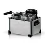 Φριτέζα Λαδιού 5L 2000W με Διπλό Αποσπώμενο Κάδο Inox RAF R.5249 - Image 2