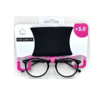 Γυαλιά πρεσβυωπίας Unisex 134x43mm +3.0 σε μαύρο χρώμα 80011