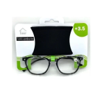 Γυαλιά πρεσβυωπίας Unisex 138x43mm +3.5 σε μαύρο χρώμα 80024