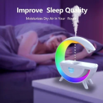 Ηχείο/υγραντήρας με Bluetooth και φωτισμό RGB Y13 - λευκό - Image 4