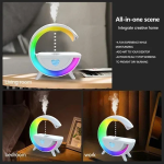 Ηχείο/υγραντήρας με Bluetooth και φωτισμό RGB Y13 - λευκό - Image 7