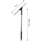 Καθαριστής δαπέδου με κοντάρι 70-134cm 84123 ασημί/μπλε