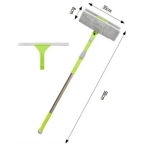 Καθαριστής τζαμιών με κοντάρι 98cm 84130 - πράσινο