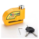 Κλειδαριά Δισκοφρένου με Συναγερμό Disc Lock Alarm LK603 - Μπεζ