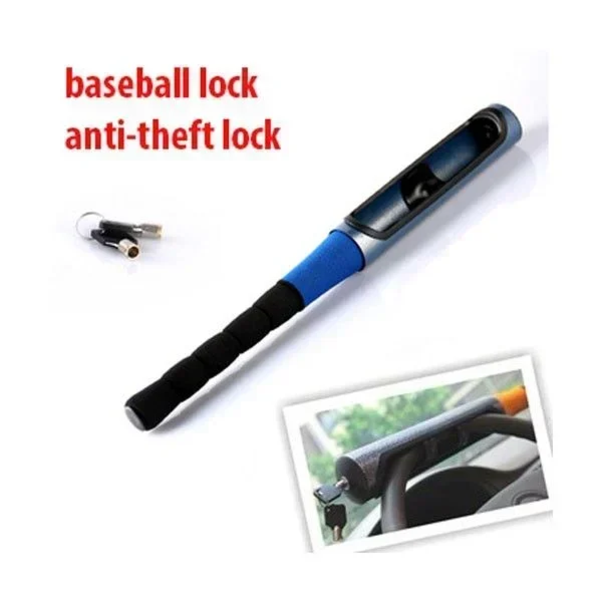 Κλειδαριά Tιμονιού Aυτοκινητού Baseball Bat 2001189