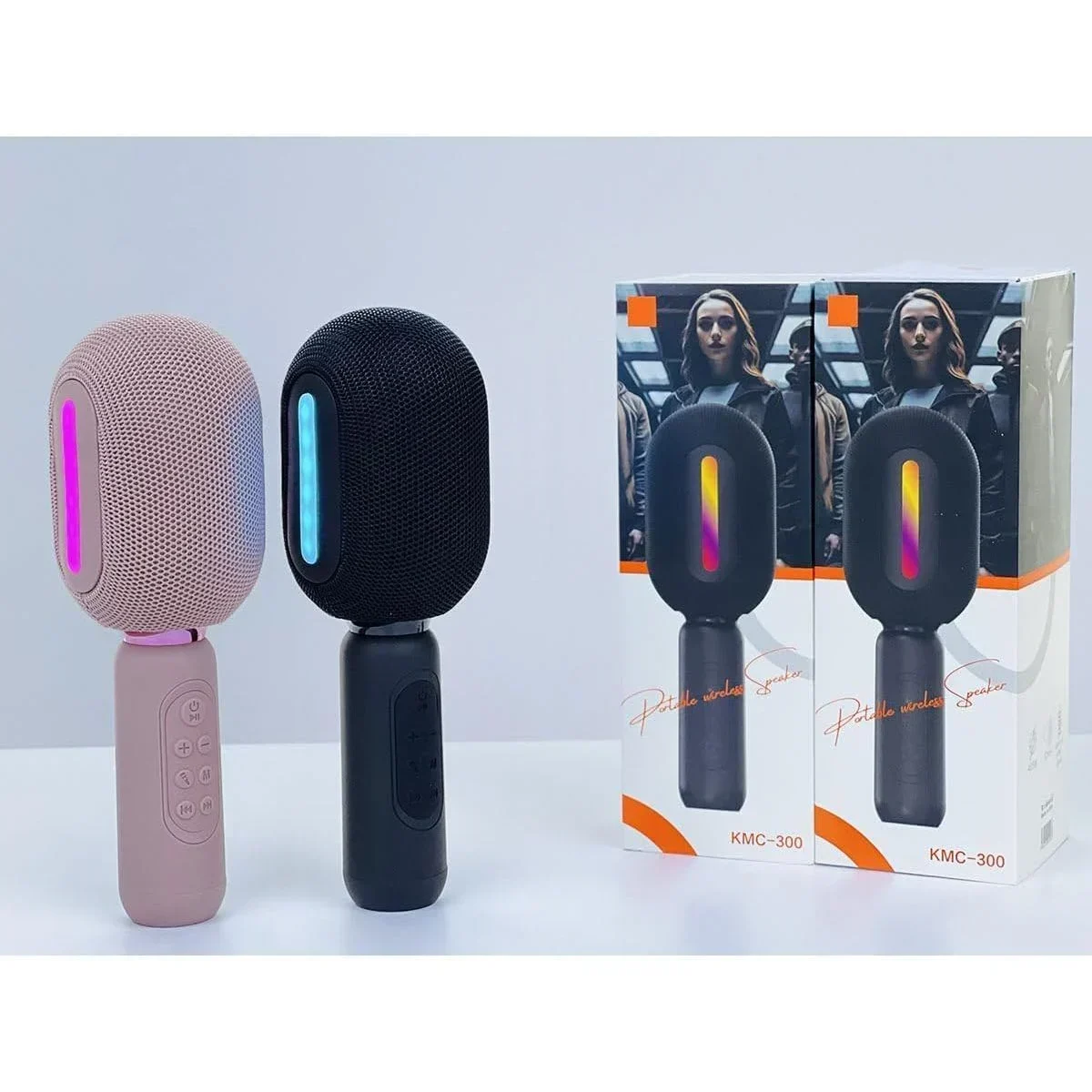 KMC-300 Μικρόφωνο Karaoke Ροζ