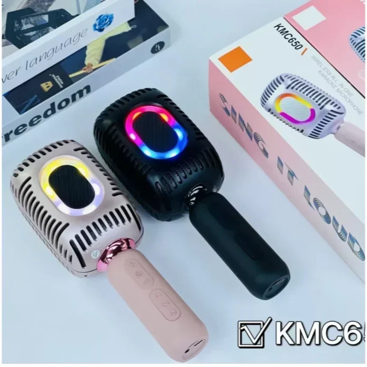 KMC 650 Eπαγγελματικό Μικρόφωνο Karaoke Μαύρο 6920240706040