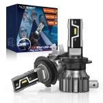 Λάμπες LED Novsight 6500K ψυχρό λευκό 12V 50W 2τμχ A500-N57-H7 - Image 2
