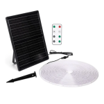 LED Αδιάβροχη Ηλιακή Ταινία IP65 20m 2000LM 200W RGB με Τηλεχειριστήριο Aigostar