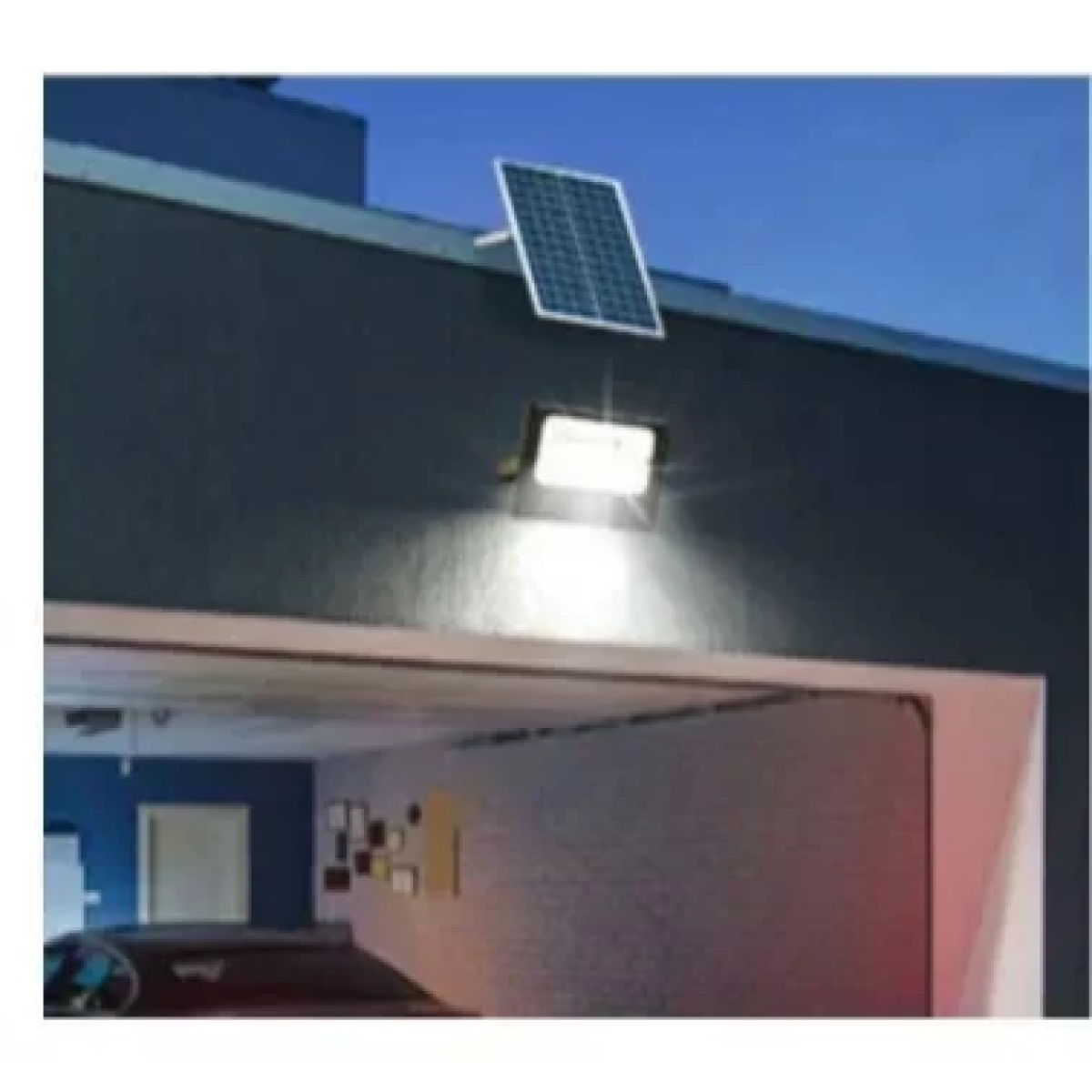Led Αδιάβροχος Ηλιακός Προβολέας Jortan 200W με Πάνελ