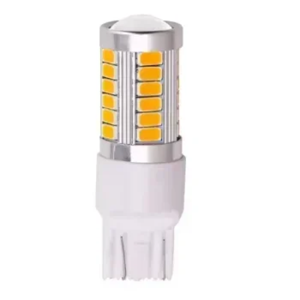 Led Λάμπα Αυτοκινήτου T20 7440 33 SMD 5730 12V 24V 3W Κίτρινο 2000530