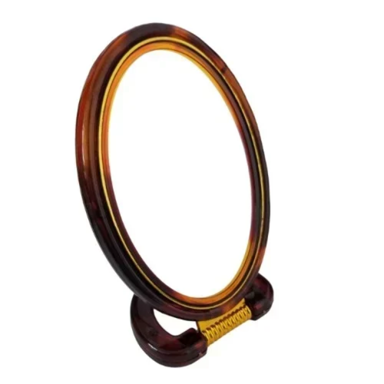 Πλαστικό Καθρεφτάκι 2 όψεων με βάση 15x22.7 cm 2802685 Καφέ