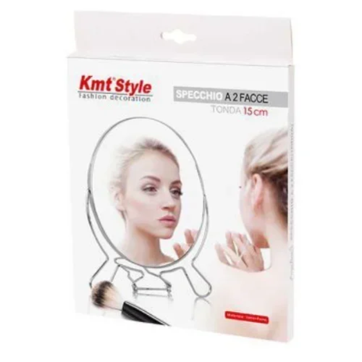 Επιτραπέζιος Μεταλλικός Καθρέφτης 2 όψεων 15cm 2802679