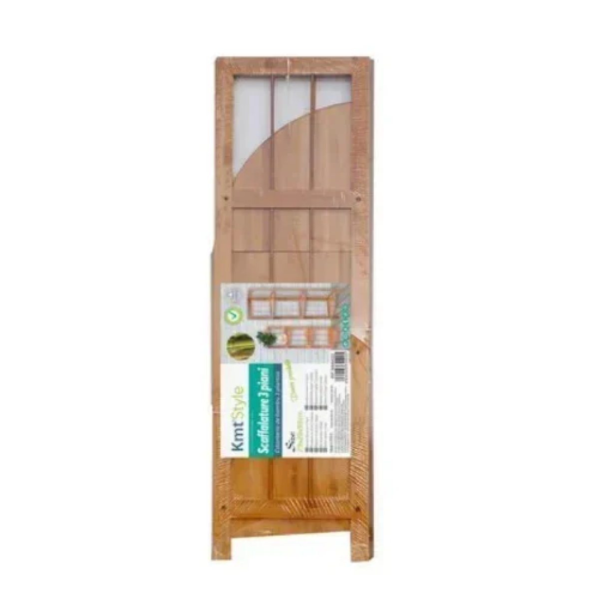 Γωνιακή Ραφιέρα από Bamboo 3 Επιπέδων 29x98x29cm 5404422