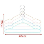 Πλαστική Κρεμάστρα Ρούχων 40cm 5τμχ 2406894 Μπλε