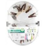 Φορητή Κρεμάστρα Αλουμινίου με 12 μανταλάκια 23x32cm 5402071 Καφέ