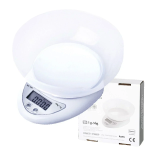 Ηλεκτρονική Ζυγαριά Κουζίνας με Οθόνη LED max 5Kg - min 0.1g 5406904