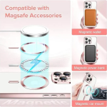 MagSafe Θήκη Σιλικόνης Ροζ Χρυσό iPhone 16 Pro Max