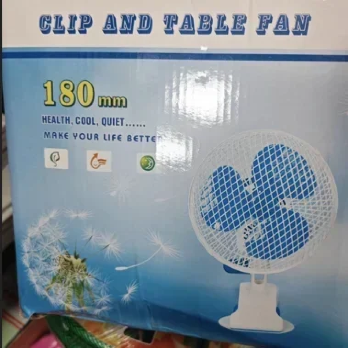 Mini Ανεμιστήρας Με κλιπ HJ-180 8" 220V