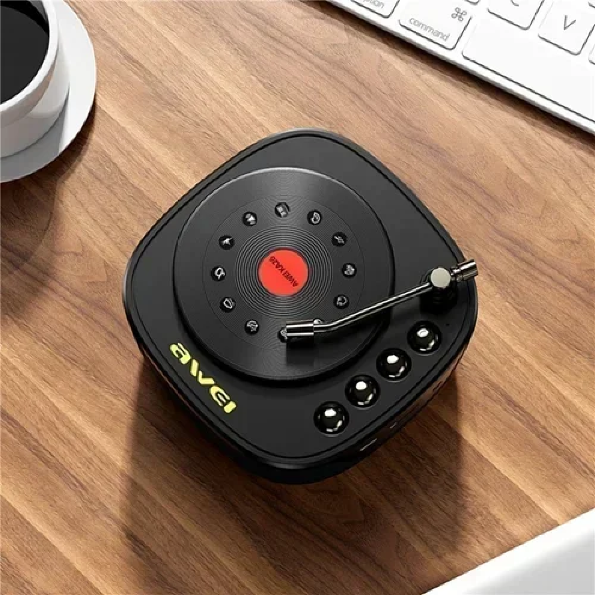 Μίνι φορητό ασύρματο ηχείο Bluetooth 12W Awei KA26 - μαύρο - Image 2