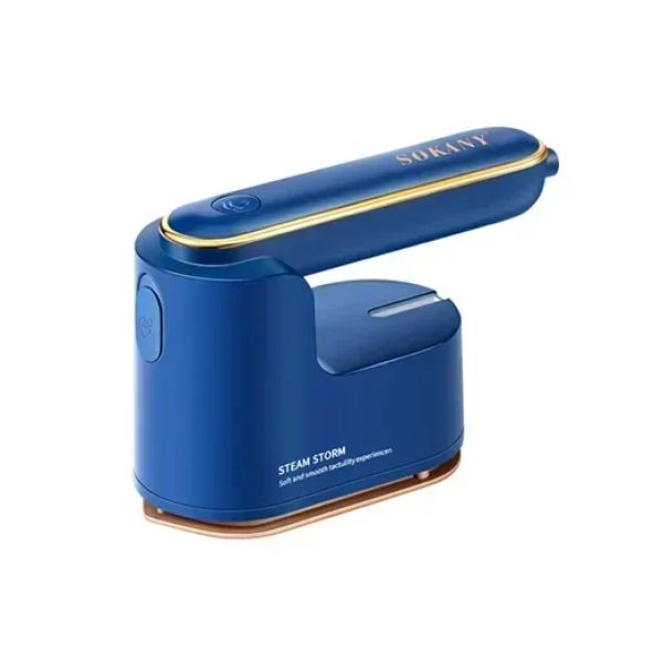Μίνι ηλεκτρικό σίδερο ταξιδιού - Hand Held Steamer Sokany SK-3069 μπλε