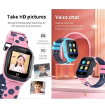 Παιδικό ρολόι smartwatch με πολλές λειτουργίες Y95H - ροζ - Image 2