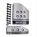 Πεταλιέρες αυτοκινήτου 2 τμχ SPARCO HW-0305S ασημί χρώμα
