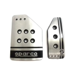 Πεταλιέρες αυτοκινήτου 2 τμχ SPARCO HW-0305S ασημί χρώμα