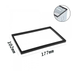 Πλαίσιο Οθόνης Αυτοκινήτου 2Din 178x102x6.7mm CTC-840 Μαύρο