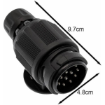 Πρίζα κοτσαδόρου 13 ακίδων W16299-6 - Image 2