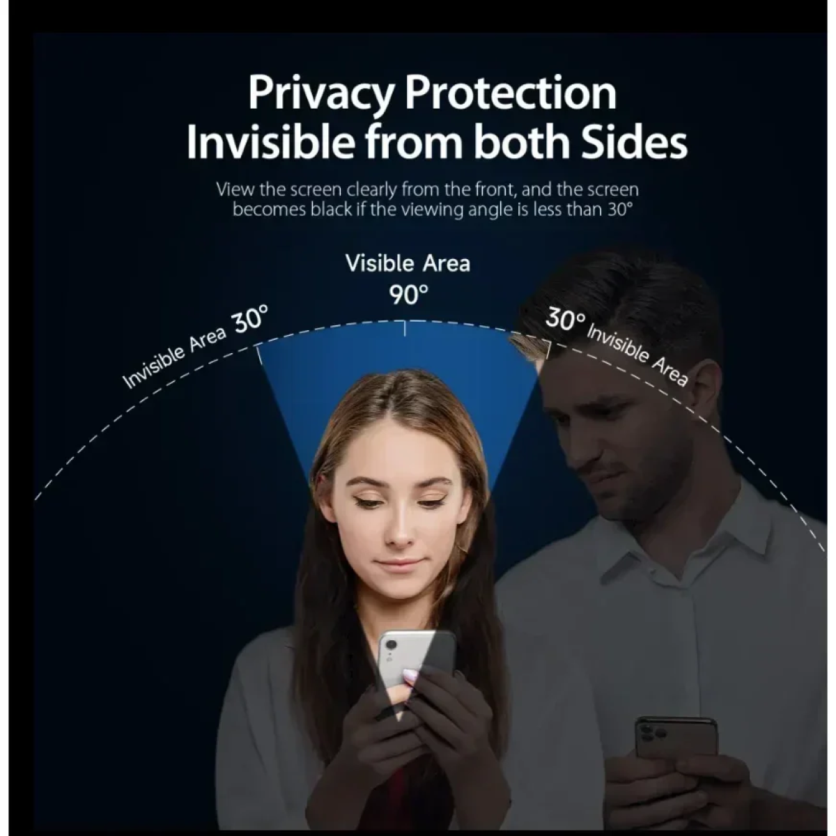 Προστασία Οθόνης Privacy Full Face Tempered Glass iPhone 16 Pro