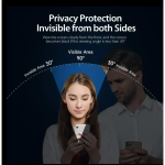 Προστασία Οθόνης Privacy Full Face Tempered Glass iPhone 16 Pro