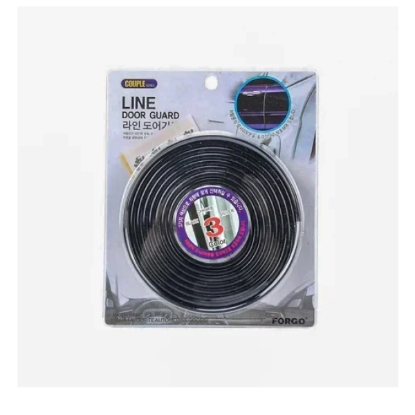Προστατευτικό για πόρτες αυτοκινήτου - Line Door Guard - μαύρο