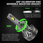 Σετ φώτα LED 120W 22000LM 6500K NovSight A500-N37-H1 - Image 3