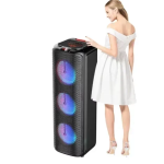 Σύστημα Karaoke με Ασύρματo Μικρόφωνo ZQS8303 σε Μαύρο Χρώμα