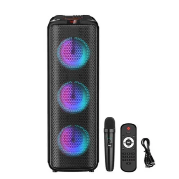 Σύστημα Karaoke με Ασύρματo Μικρόφωνo ZQS8303 σε Μαύρο Χρώμα