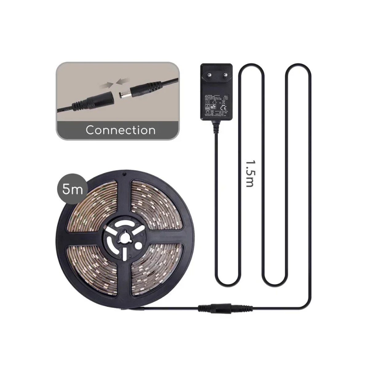 Ταινία LED Αυτοκόλλητη Ψυχρό Λευκό Aigostar