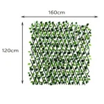 Τεχνητή διακοσμητική φυλλωσιά 120x160cm σε πράσινο χρώμα - 97188