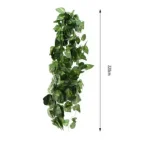 Τεχνητή διακοσμητική φυλλωσιά 220cm σε πράσινο χρώμα - 84627