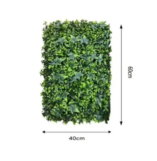 Τεχνητή διακοσμητική φυλλωσιά 60x40cm σε πράσινο χρώμα - 80741