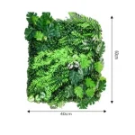 Τεχνητή διακοσμητική φυλλωσιά 60x40cm σε πράσινο χρώμα - 80957