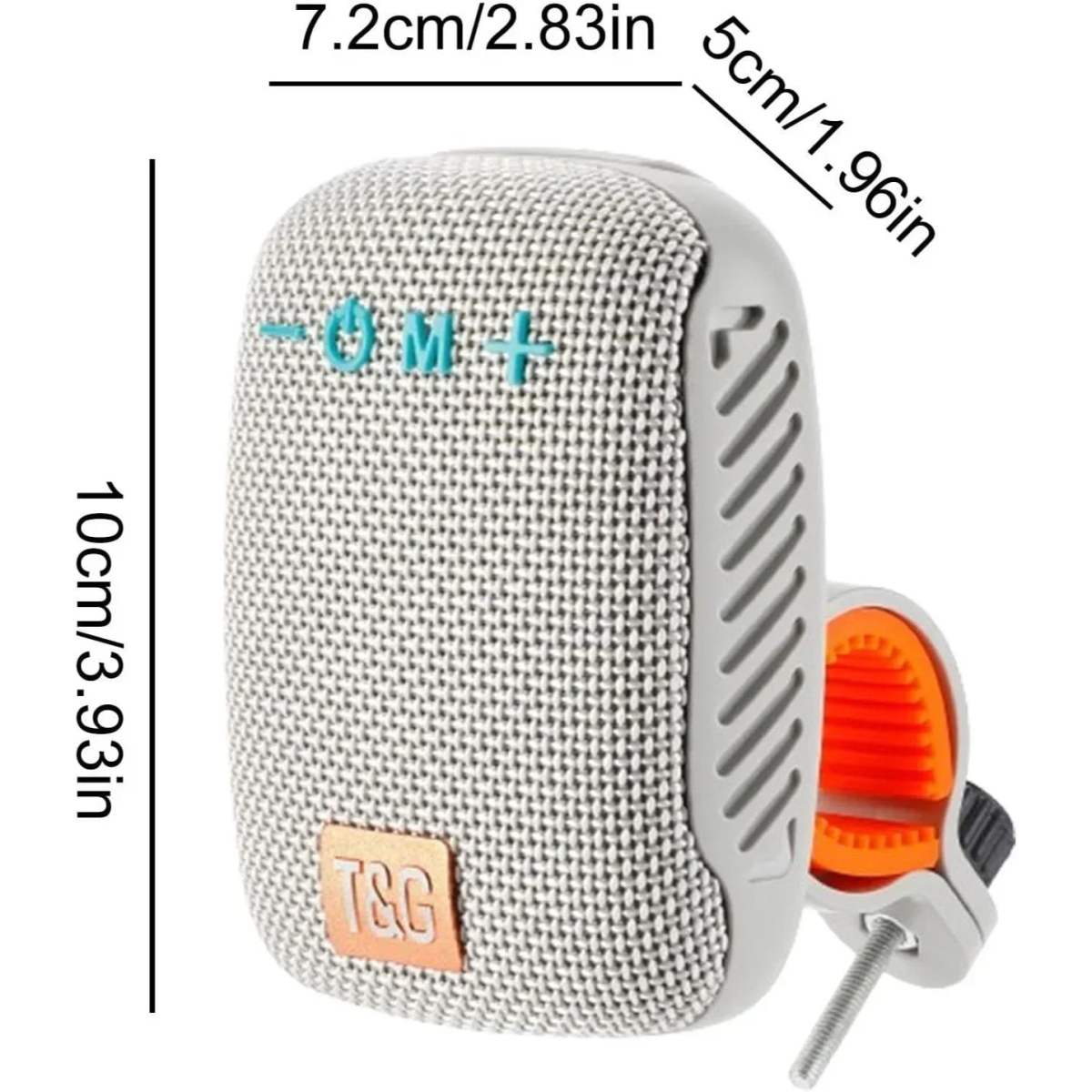 TG-392 Ηχείο Bluetooth 5W με Ραδιόφωνο Γκρι