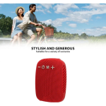 TG-392 Ηχείο Bluetooth 5W με Ραδιόφωνο Κόκκινο