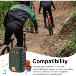TG-392 Ηχείο Bluetooth 5W με Ραδιόφωνο Πράσινο