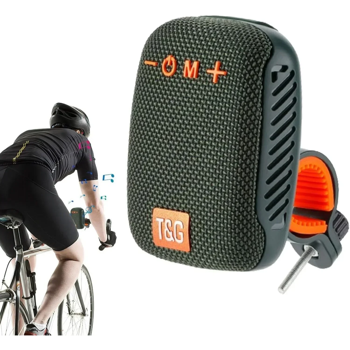 TG-392 Ηχείο Bluetooth 5W με Ραδιόφωνο Πράσινο