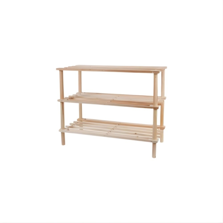 Ξύλινη Παπουτσοθήκη 3 Επιπέδων 48x63x26 cm 5403302