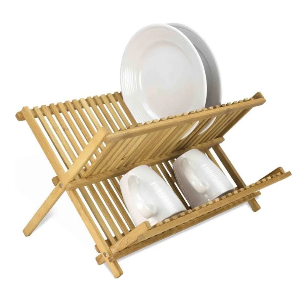 Ξύλινη Πιατοθήκη Bamboo 45x33 cm 2407161