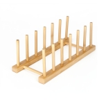 Ξύλινη Πιατοθήκη Bamboo 6 Θέσεων 29x12.5cmx10.5 cm 2407341