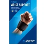 Υφασμάτινο ελαστικό περικάρπιο στήριξης YC 753B μαύρο