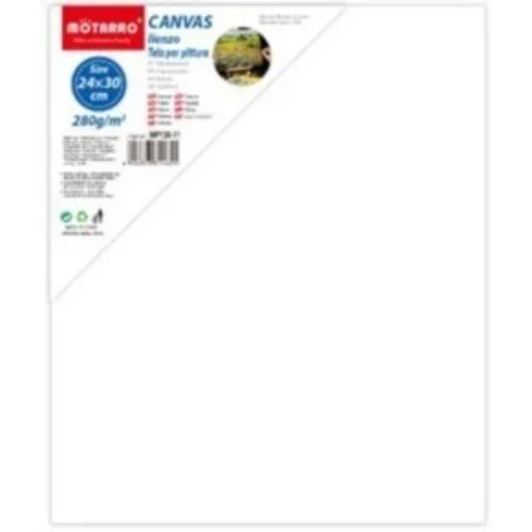 Πίνακας ζωγραφικής - καμβάς σε τελάρο 24x30cm MP130-11 λευκό